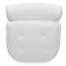 Navaris Large Anti-Slip Bath Pillow for Head, Neck, Shoulders - Home Spa Relaxation with 4 Suction Cups - Eco-tex Standard 100 - White - Buy Online on GoSupps.com