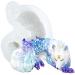 FUNSHOWCASE 4inch Sleeping Wolf Silicone Mold for Epoxy Resin Casting Jewelry Making Fairy Garden Fondant Cake Decoration Polymer Clay Craft Candy Melt Sugarcraft Concrete Cement Paperweight