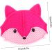 DRESSOOS fox scrub makeup brush cleaning pad silicone makeup brush cleaner mat makeup brush cleaning pad makeup brush scrubber mat makeup gadgets make up kit drying rack Silica gel cosmetic 17x15cm Rosy - Buy Online on GoSupps.com