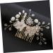 Beaupretty Bride Comb Comb Bridal Hair Comb Hair Comb for Crystal Hair Comb Wedding Hair Comb pearl hair Hair Bridal Hair Accessories - Buy Online on GoSupps.com