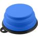 PhoneNatic Foldable Silicone Dog Bowl - Travel Bowl for Dogs & Cats 350ml Blue with Carabiner | Small (S) - Buy Online on GoSupps.com