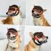 Namsan Anti-UV Dog Glasses & Helmet | Windproof Eye Protection Sunglasses for Small/Medium Dogs - Cool Orange Motorcycle Pet Gear - Buy Online on GoSupps.com