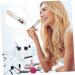 Telescopic Makeup Brush | Dual-Head Foundation & Blush Brush for Flawless Application | 13.5x2.6cm - Silver - Buy Online on GoSupps.com