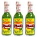El Yucateco Habanero Green 120ml (Pack 3) / Mexican Hot Sauce Spicy Habanero Chilli Pepper Salsa Sauce for Tacos Nacho Dip