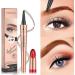4 Pcs Eyebrow Microblading Pen VolksRose Eyebrow Pencil with an Upgrade Micro-Fork Tip Applicator Waterproof Microblading Pen for Eyebrows Microblading Pencil for Natural Looking Brows Makeup - Buy Online on GoSupps.com