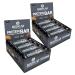 BODYLAB24 Crispy Protein Bar Cookies & Cream 24 x 65g protein bar with 27g protein per bar low-sugar fitness snack crispy protein bar with many fiber cookies & cream 12 pieces (2 pack)