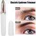 Eyebrow epilator Painless hair removal Facial epilator with LED light Small and portable cuts nose and ear hair for Removing hair from small body parts(white) - Buy Online on GoSupps.com