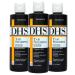 DHS Person & Covey Inc Coal Tar Shampoo - Anti Dandruff Shampoo for Men & Women Psoriasis Shampoo & Dandruff Hair Care for Itchy Scalp Unscented Seborrheic Dermatitis Shampoo - 8 Fl Oz Pack of 3