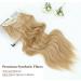 Adjustable 12 Honey Blonde Synthetic Hair Extensions - Removable Clips, Curly Style - Women's One Piece Invisible Hair Pieces - Buy Online on GoSupps.com