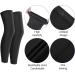 Tiesome 2 Pair Children's Long Compression Leg Sleeves - UV Protection Slipproof Support for Football & Basketball - Comfortable Athletic Gear in Black - Buy Online on GoSupps.com