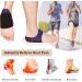 Shop Hedge Cushion - 4PCs Gel Heel Protection Pads for Heel Pain & Plantar Fasciitis Relief | Silicone Heel Socks for Cracked Heels - Buy Online on GoSupps.com