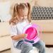 Vokmon Baby Universal Gyro Bowl - Non-Spill Feeding for Toddlers | 360 Rotation Toddler Magic Bowl (Pink) - Buy Online on GoSupps.com