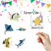 Cute Ocean Fish Themed Cupcake Toppers 18-PC Set - Perfect for a boy's or girl's ocean-themed birthday party and baby shower party decorations for kids - SugarGera 6 - Buy Online on GoSupps.com
