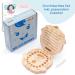 Magicat Premium Milk Tooth Jar for Boys - Wooden Keepsake Box for Baby Teeth Storage | Gift for Birthday or Baptism | Includes Tweezers & Tooth Fairy Story - Buy Online on GoSupps.com