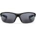 GrinderPUNCH Bifocal Wrap Around Sunglasses | UV Protection Sports Readers - Shiny Black Frame with Blue Rubber | 1.5x Strength - Buy Online on GoSupps.com