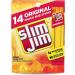 Slim Jim Snack Sized Original Spicy Sausage Snacks (14 total sticks 8g per) with Water Cooler Trivia Game by BIG MAPLE . Great for Snacking at Home School Office Friends Family - Buy Online on GoSupps.com