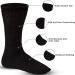 Creswell Diabetic Socks 18 Pairs Made in USA | White & Black Crew 13-15 - Buy Online on GoSupps.com