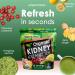 Organic Kidney Detox Tea with Matcha Green Tea, Cranberry, Lemon & Ginger - 30 Servings | Natural Cleanse & Energy Drink | Vegan & Non-GMO - Buy Online on GoSupps.com
