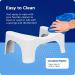 Squatty Potty Simple Toilet Stool White - Elevate Comfort & Improve Digestive Health - Buy Online on GoSupps.com