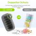 Buy Auvon Gray Canvas Bag Tablet Box - 7-Day Medication Organizer with Zipper - Portable Storage for Vitamins Supplements & Fish Oils - Buy Online on GoSupps.com