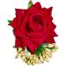 Gajra and Red Rose Flower Clip Combo Artificial flower Hair Bun accessories Indian Handmade Hair Ornament for Women Partywear Marriage Mehndi Festival Gifting White Red Gajra and Red Rose - Buy Online on GoSupps.com