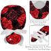 Mersov Lavender Flower Adjustable Working Cap 2-Pack for Men & Women | Scrub Bouffant Hat with Ponytail Holder | Multicolor, Medium-3X-Large - Buy Online on GoSupps.com