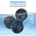 Fascia Ball Set - 2-Piece Massage Ball Set for Feet Peanut & 7cm Balls - Muscle Relaxation & Pain Relief - Buy Online on GoSupps.com