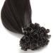 Buy 100% Remy Ombr Keratin Bonding Hair Extensions - 50x 1g 50cm U-Tip Smooth Strands in Natural Black/Red - Buy Online on GoSupps.com