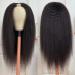 UNICE Kinky Straight V Part Human Hair Wig 18 Inch - Natural Color, Beginner Friendly, 150% Density - Buy Online on GoSupps.com