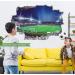 ANHUIB Large 3D Football Stadium Wall Sticker - Boys Bedroom Decor - Soccer Sport Wall Decals for Kids Room - Blue - Buy Online on GoSupps.com