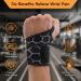 Sport Slim Wrist Wrap - Adjustable Carpal Tunnel Relief Brace | Neoprene-Free Compression Support for Workouts | Fits Left & Right Hand (Black 1 Pack - Buy Online on GoSupps.com