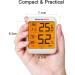 ThermoPro TP53 Digital Thermo-Hygrometer | Accurate Temperature & Humidity Monitor with Backlight - Best for Home & Office - Buy Online on GoSupps.com