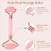 Premium Gua Sha & Jade Roller Set | Facial Tools for Puffiness & Redness Relief | Ideal Self-Care Gift for Men & Women - Pink - Buy Online on GoSupps.com