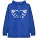Ladies Fashion Hand Print Loose Basic Zipper Hooded Sweatshirt Jacket Halloween Costumes Hoodies for Women Blue Small - Buy Online on GoSupps.com