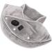 Electric Heated Neck Wrap - USB Charging Heating Pad & Massage for Pain Relief - Gray Sable Fabric - Buy Online on GoSupps.com