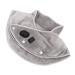 Electric Heated Neck Wrap Heating Pad Electric Heated Massage Gray USB Charging Sable Fabric for Neck and Shoulders