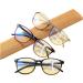 Buy Iynwbjts Retro Anti-Blue Light Glasses - Comfortable Ultra-Light Multi-Focus Reading Glasses for Men & Women | Sand Black Frame 2.50 - Buy Online on GoSupps.com