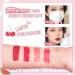 Jingling 4-Pack Lip & Cheek Tint Stain | Mini Liquid Lipstick Moisturizing Lip Gloss - Waterproof Natural Makeup for Women (4 7ml) - Buy Online on GoSupps.com