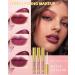 Buy Matte Liquid Lipstick Kit - 3 Dark Red Plum Shades | Long-Lasting Waterproof Lip Stain & Gloss | Perfect Makeup Gift for Women | Set 04 - Buy Online on GoSupps.com