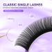 Nagaraku Single Eyelashes - Individual Matt Black Volume Extensions (Thick 0.07 D Curl 14mm) - Premium Quality for Effortless Beauty - Buy Online on GoSupps.com