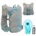 Aedcbaide running vest women running back men running vest with drinking bottle and drinking bubble ultra -echo running vest drinking bag for running jogging trail running cycling gray