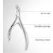 NGHIA Cuticle Nipper D-03 JAW 12 | Durable Stainless Steel | Sharp & Ergonomic Design | Grey Plated | Ideal for Salons & Home Use - International Shipping Available - Buy Online on GoSupps.com