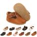 Baby Girls First Walking Shoes Mary Jane PU Leather Anti-Slip Princess Shoes Infant Baby Shoes 0-6 Months D Brown