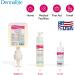 Hand-E-Foam Alcohol Free Hand Sanitizer Pump - Moisturizing Foam with Vitamin E 8 oz | No Rinse Non-Drying Antiseptic Cleanser - Ideal for International Shipping - Buy Online on GoSupps.com