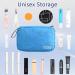 Januts Hanging Travel Toiletry Bag - Waterproof Makeup Organizer for Women & Men - Multifunctional Cosmetic Case with 2 Drawstring Bags - Sky Blue - Buy Online on GoSupps.com