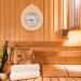 Sauna Thermometer - Drop-Shaped 2-in-1 Wood Thermo-Hygrometer Thermometer Hygrometer Steam Room Sauna Room Accessories - Buy Online on GoSupps.com