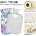 NAANLE 2L Hot Water Bottle with Hortanges Flower - Large Water Bottle for Menstrual Cramps & Pain Relief | Heat & Cold Therapy - Buy Online on GoSupps.com