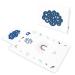 Wrapping pad for on the go - compact changing pad 77x44 cm foldable surface for changing water festival Waschichanging mat white rainbow white rainbow 77x44 cm