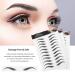 12 Sheets Waterproof Eyebrow Tattoos Stickers - Classic Style for Women and Girls - Buy Online on GoSupps.com