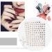 16 Leaves 3D Abstract Nail Art Stickers - Self-Adhesive DIY Nail Decoration with Tweezers - 8 Colors for Stunning Manicure - Buy Online on GoSupps.com